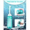 Portable Bidet Po Dusche 500 ml，Peri Bottle mit 2 Düsen