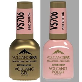 Volcano Spa Duo Gel and Lacquer | VS706 Pink Chiffon