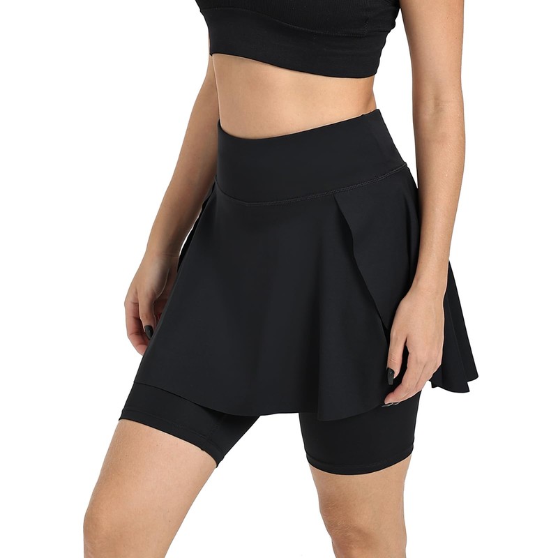 Xioker Women Modest Skorts Skirts with Pockets,Swim Skorts Shorts for