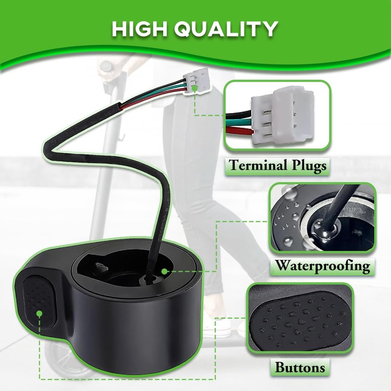 GXL V2 Thumb Throttle Accelerator for Gotrax Electric Scooter Apex