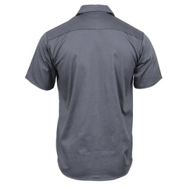 Milwaukee Leather MDM11668 Men's Grey Button Up Heavy Duty Work Shirt | Classic Mechanic Work Shirt w/Pockets - 2X-Large