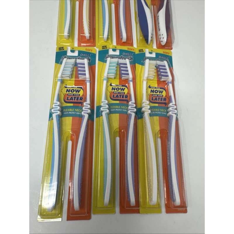 Aquafresh Vintage Aquafresh Flexible Neck Soft Toothbrush #31 2count package