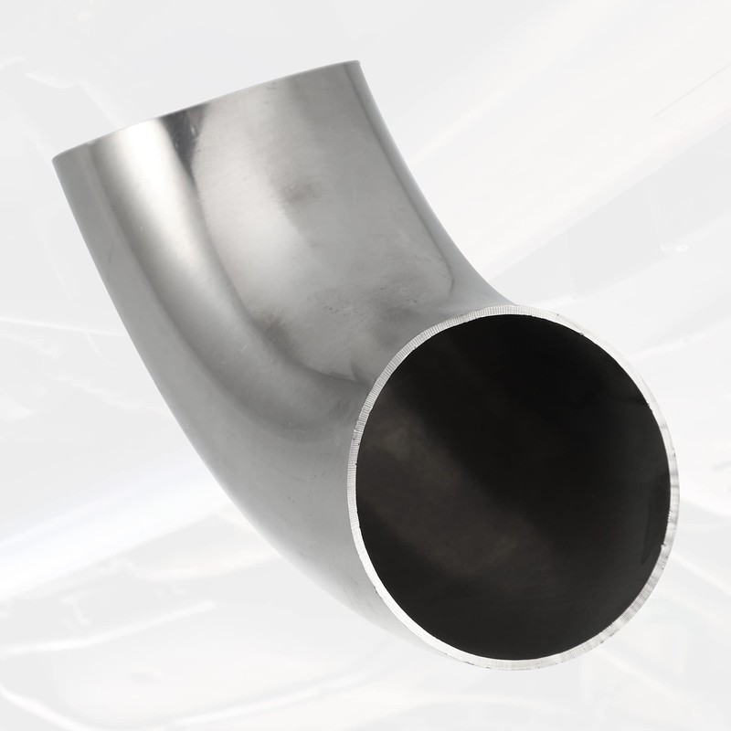 X AUTOHAUX 2pcs OD 2.25 Inch 90 Degree 1.5mm Thickness