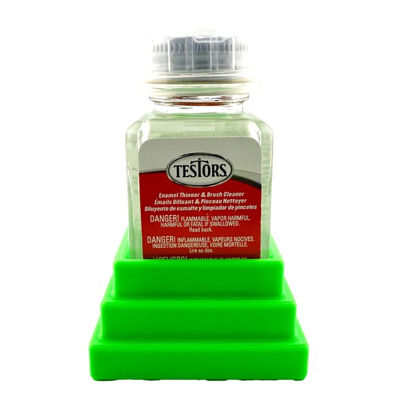 Jeff Did It! Anti-Tip Brush Cleaner Bottle Holder Compatible with