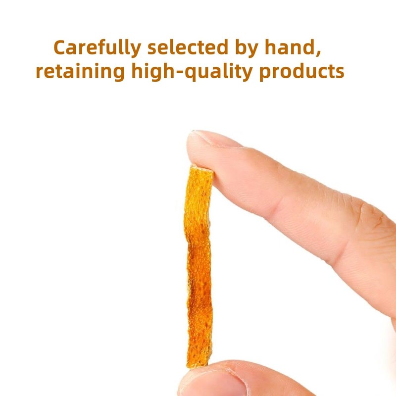 JINQI 2bottles Dried Citrus Peel Orange Peel- 橘皮干3.52oz/100g(1.76oz/50g*2)， Chinese Herbal