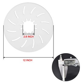 scottchen PRO 5th Wheel Hitch Lube Plate 12in RV Camper Trailer Fifth Wheel Plate - 1Pack