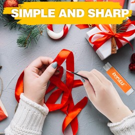 DIYSELF 48 Pack Small Box Cutter Utility Knife, Single Edge Razor Blade Knife, Metal Shell Box Cutter Retractable for Office, School, Box Opener, Box Cutters Heavy Duty