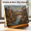 Jigsaw Puzzle Box Stand - Wooden Puzzle Box Lid Holder