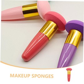 Outanaya Foundation Makeup Sponge Powder Puff Handle for Women Blending Sponges for Foundation and Concealer Makeup Tools Soft and Flexible Wet Dry Use
