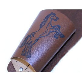 KarnevalsTeufel Revolver Belt Approx. 90 cm, Assorted Models, Carnival, Accessory, Cowboy, Sheriff (Brown)