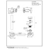Westbrass D593PRK-01 Plumber's Pack Bath Waste Assembly with Tip-Toe Drain