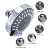 High Pressure Fixed Showerheads,5-Mode High Flow Fixed Showerheads,4inch Rain Shower