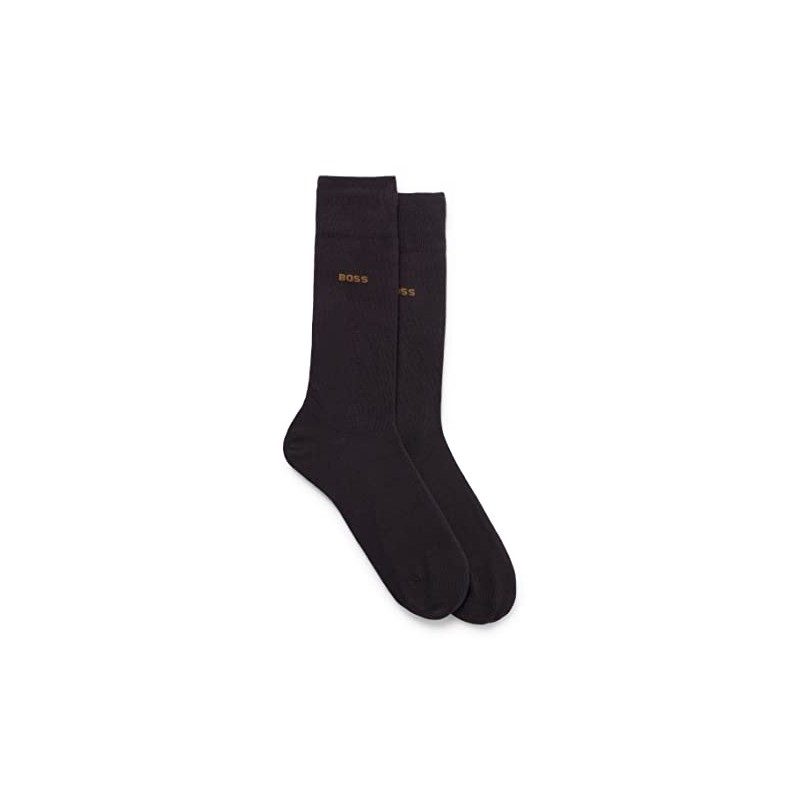 BOSS Men's Socks (Pack of 2), New - Dark Brown206