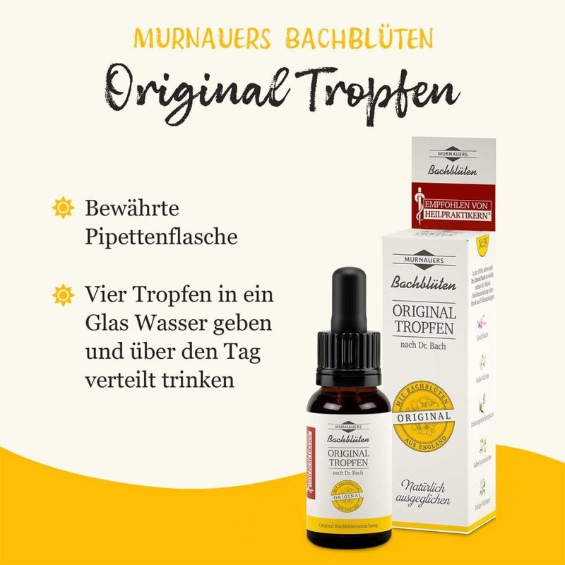 Bach Flowers Original Drops by Dr.Bach 10 ml