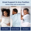 Snuggle-Pedic King Size Shredded Memory Foam Sleeping Pillow - Cooling