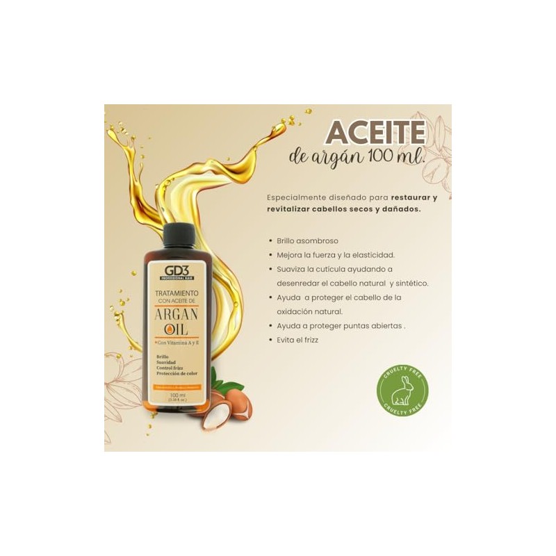 GD3 Tratamiento con Aceite de Argán 100 ml