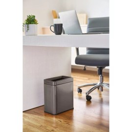 Rubbermaid Commercial Contenedor Metálico Delgado De Pedal 9.8 Lts. Rubbermaid