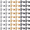 CHANZET Metal Cord Ends for Jewelry Making 60pcs, Bell Stopper