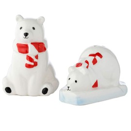 Puckator XSP14 Polar Bear Ceramic Salt and Pepper Set
