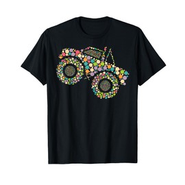Polka Dot Monster Truck Funny Dot Day for Boys Kids Toddler T-Shirt