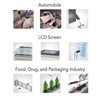 2PCS Fiber Optic Sensor Flat Thin Reflection Optical Fiber Sensor