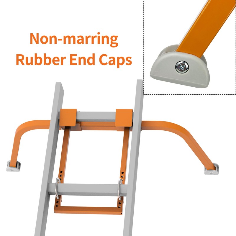 Ladder Stabilizer for Roof Gutter,Heavy Duty Steel Ladder Roof Hook