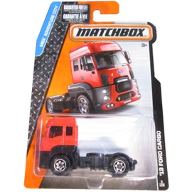 Matchbox 2015 MBX Adventure City '13 Ford Cargo 3/120, Red