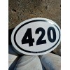 420 (Four Twenty) / NOS 4x6 Oval Vinyl Sticker /