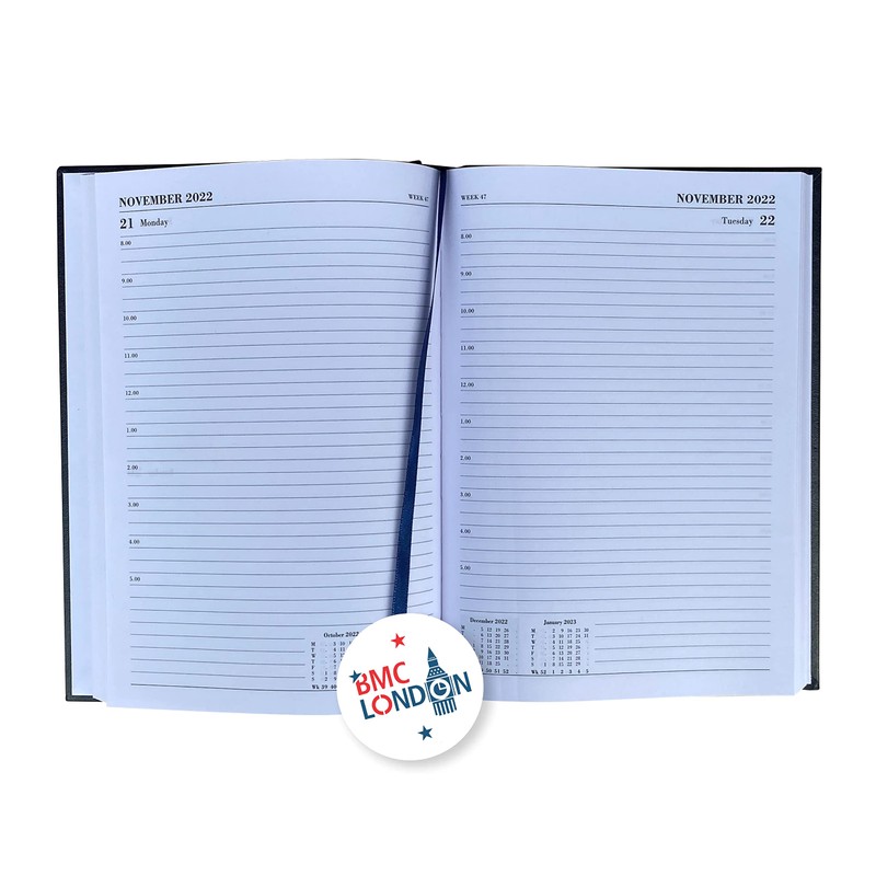 2022-2023 Size A5 Academic Diary mid-Year Day to a Page