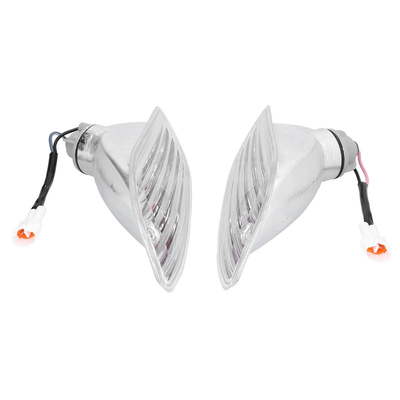 Pair Front Turn Signal Light Plastic 204360F Fit for Piaggio