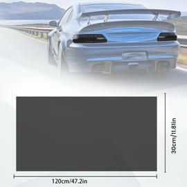 Xuzimaoyi Headlight Tint - High Transparency Self Adhesive Headlight Tint Film & Tail Light Tint, Waterproof Scratch Resistant Protective Film for Cars/Suvs/Trucks （12x48,Dark Black）