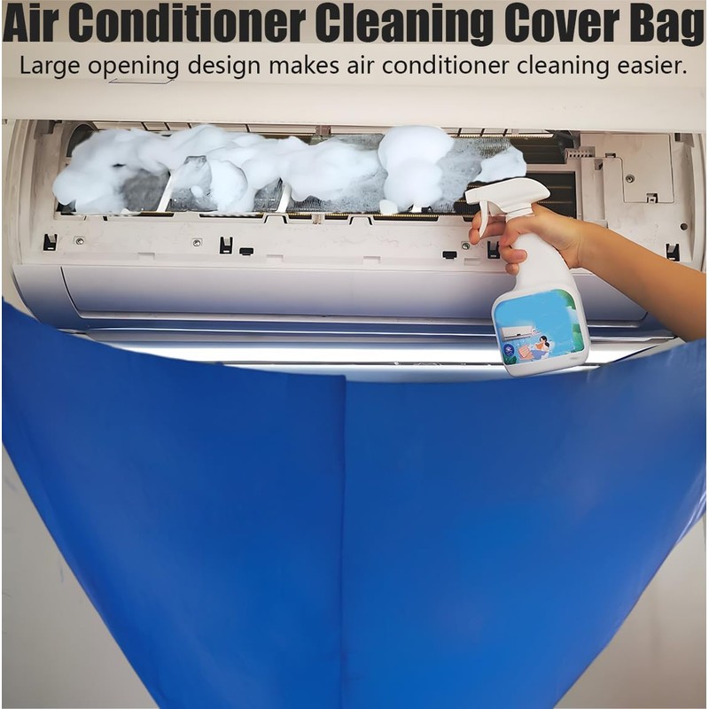 Ajqxh 8Pcs Mini Split Ac Cleaning Kit, Air Conditioner Cleaning