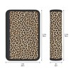 2 Pack Seatbelt Covers with Leopard Pattern Soft Shoulder Pad