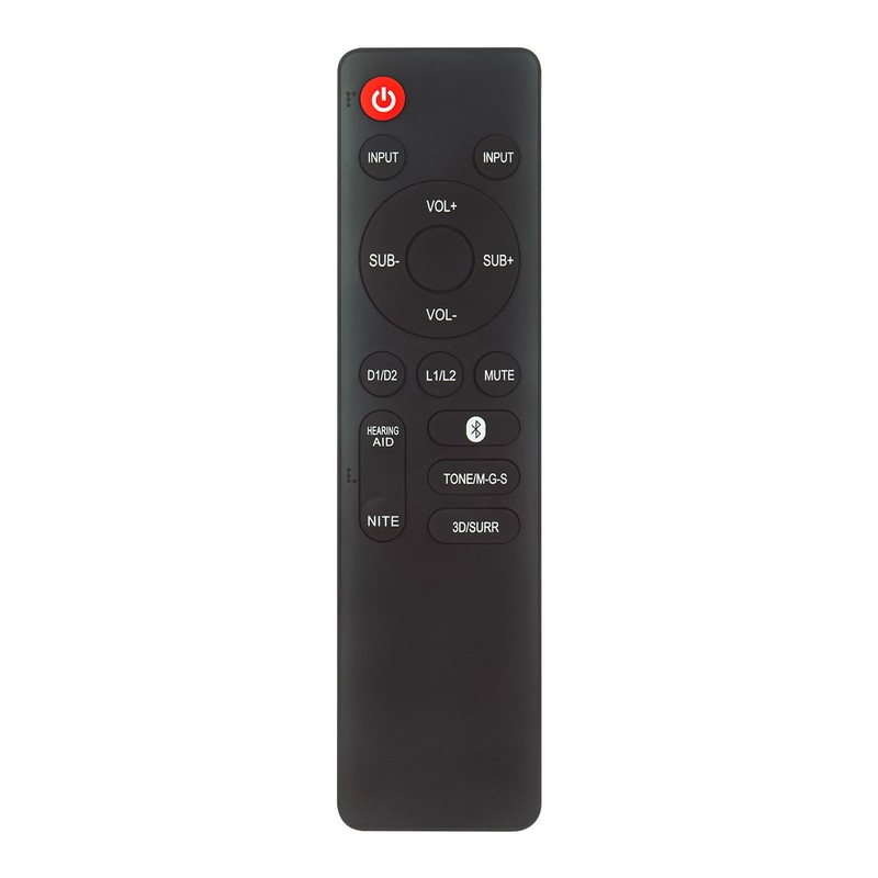 HSB40B16 Replaced Remote Control -ALLIMITY- Compatible with Hitachi Bluetooth Soundbar