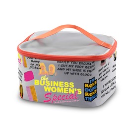 PXTIDY Romy Michele Makeup Organizer Bag Romy And Michele Friendship Gift High Collage School Tv Show Fans Gift