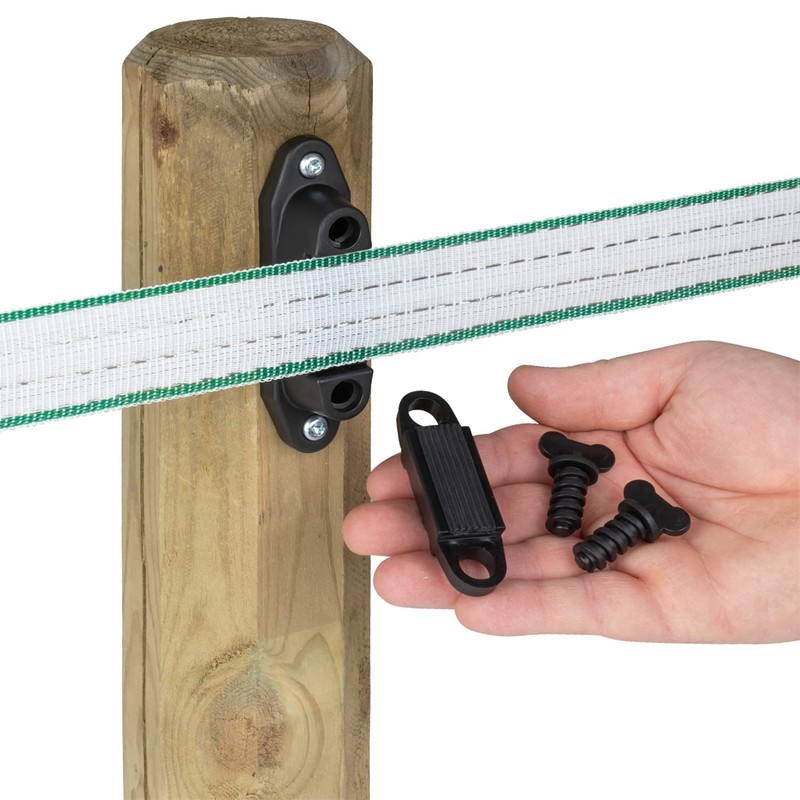 VOSS.farming Electric Fence Corner & Line Insulator for Tape Up