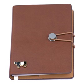 Belted Galloway Notebook A6 Pocket Sized Notepad Farming Gift Optional Personalisation