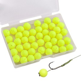SHADDOCK Pack of 50 Rubber Beads Fishing Carp Fishing Pop Ups Boilie Floating Bait Floats Rig Stopper Beads Line Stopper Rubber Stopper for Trout Fishing Feeder Fishing Carp Fishing Accessories