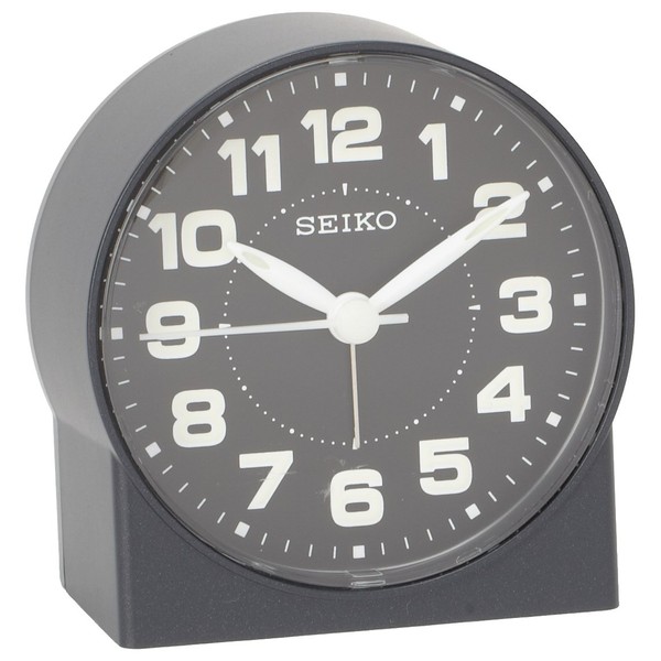 Seiko 3" Compact & Lightweight Bedside Alarm Clock