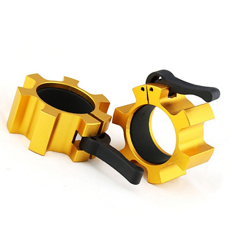 2PCS 50mm Barbell Collar Lock Aluminum Alloy Quick Release Locks