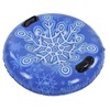 Snow Tube with Handle PVC 450lbs Load Bearing Blue White