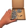 SKIR'CO (Pack of 100) Galvanised Steel 3.5 x 12mm Wood