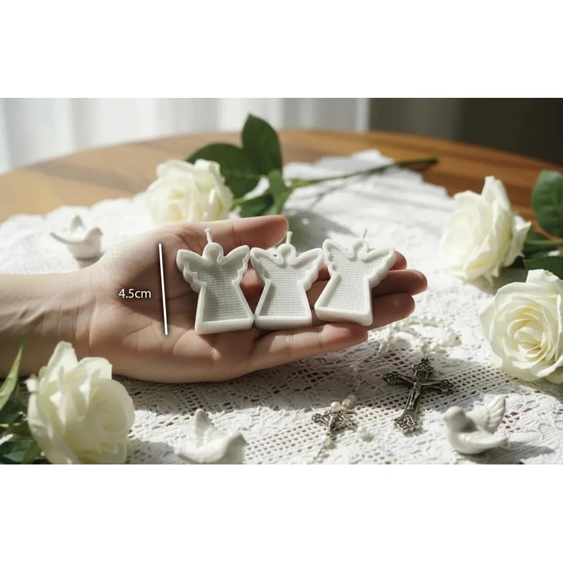 12 Mini Recuerdos Velas Aromáticas Bautizo Boda Primera Comunion Novenario