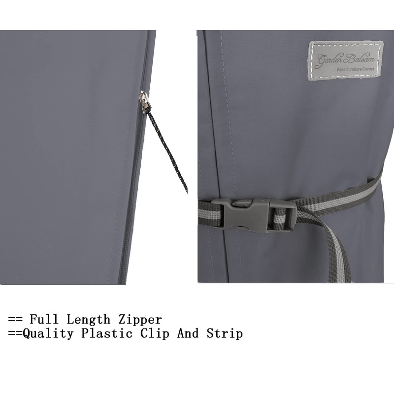 Patio Umbrella Cover with Rod for 7 to 11 Ft