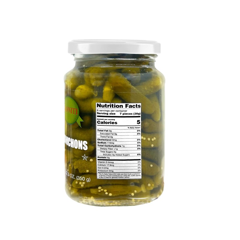 Sanniti Cornichons | Imported from Spain | Perfect for Charcuterie