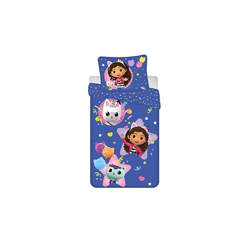 Gabby's Dollhouse Bedding Set - Duvet Cover 140 x 200