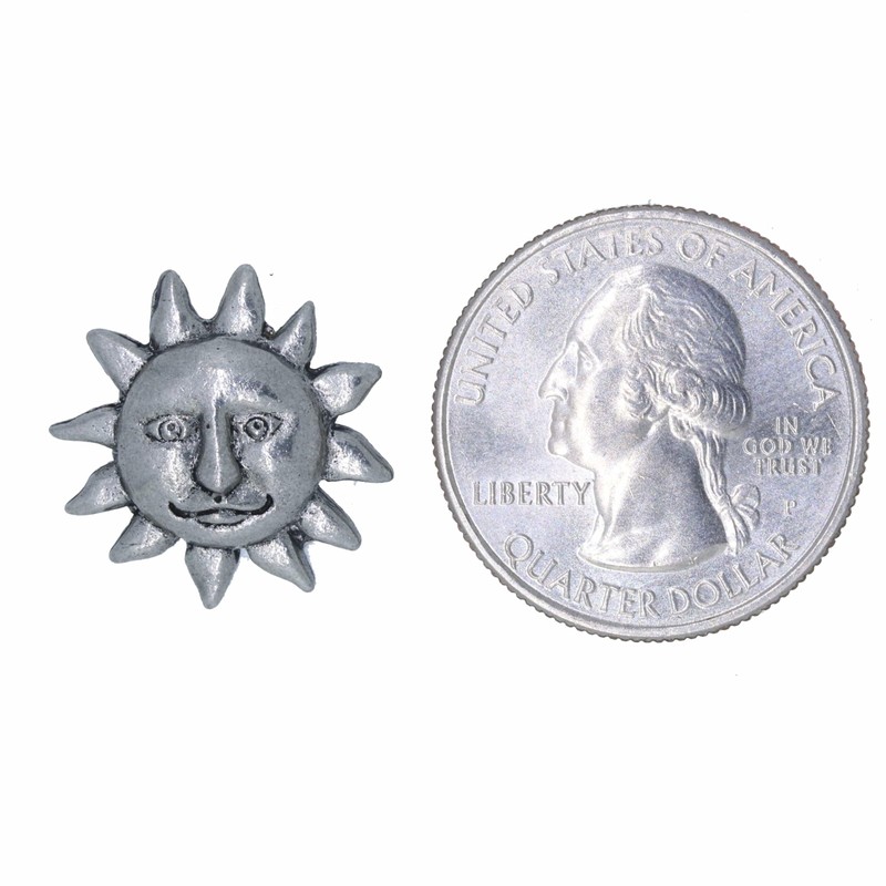 Jim Clift Design Sun Face Lapel Pin - 1 Count