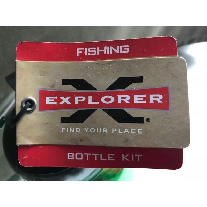 Explorer Fishing Bottle Kit ( 7 pieces ) Poncho scale