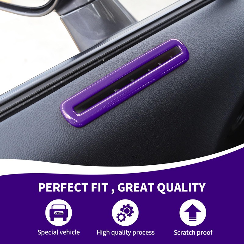 RAZPOY for Challenger Door Air Vent Trim, Door AC Air