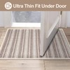 Bath Mat Ultra Thin Bathroom Rugs, Soft Braided Non-Slip Washable